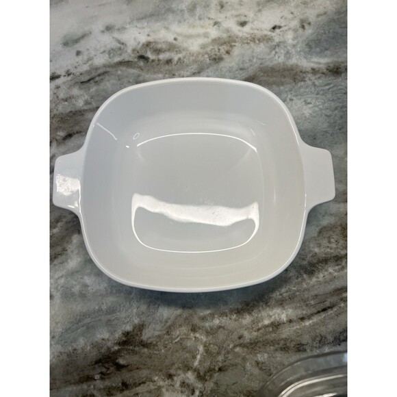 Corning Ware Blue Cornflower Casserole Glass With Lid  1 Qt Dish P-1-B 1966-1969 - Picture 6 of 7